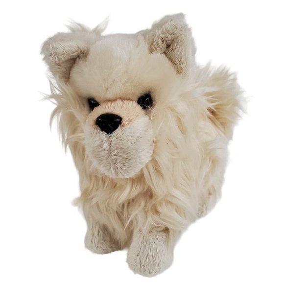 American Girl Doll White Dog Puppy Pomeranian Plush Stuffed Animal Posable Legs - Picture 2 of 10